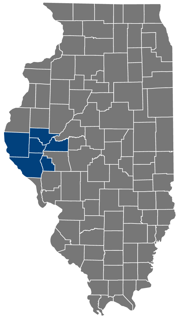 Illinois County Map